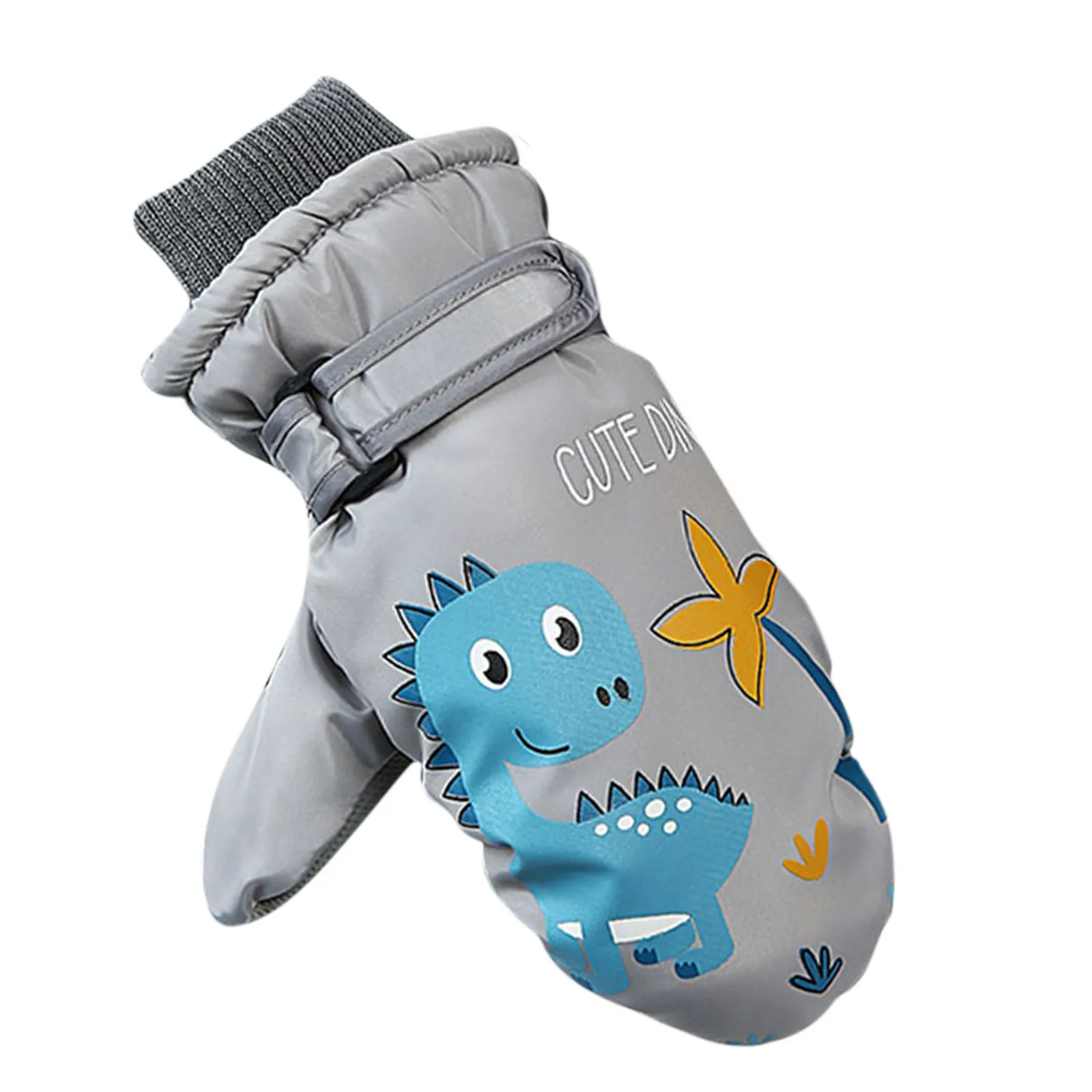 

Cartoon warm mitten Snow Gloves For Kids Girls Boys Children Thinsulate Waterproof Bulky Winter Snow Ski Gloves With Ridges