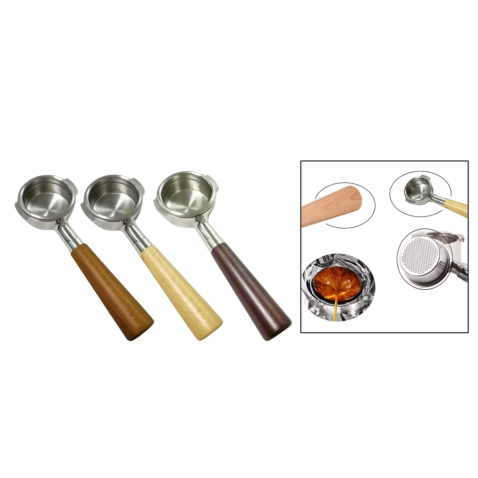 

Coffee Bottomless Portafilter for EC680/EC685 Filter 58MM Replaceme