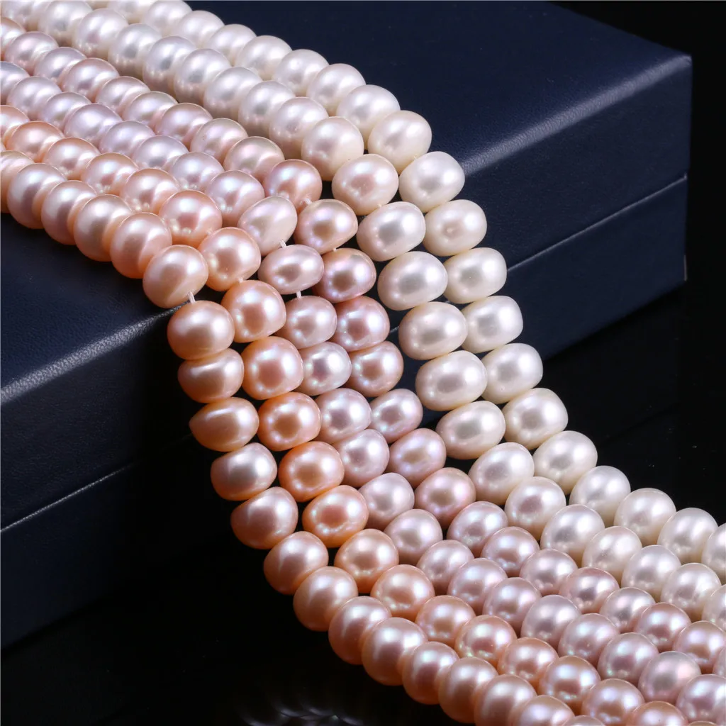 

New Round White Pink Purple Pearl Beads Simple And Stylish Party Jewelry Gift Pearl Size 9-10mm