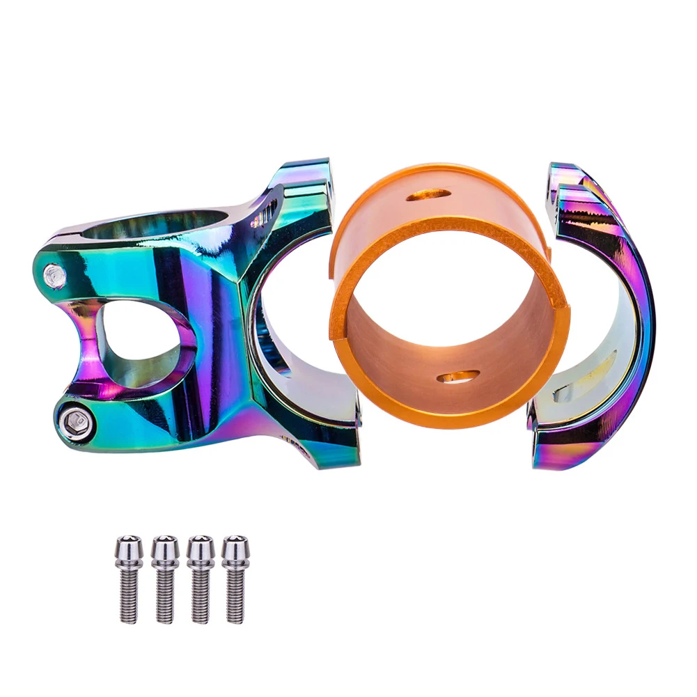 

Mountain Bike Colorful Stem Light Weight And More Flexible Steeringaluminum Alloy Aterial Bike Ultra Light Hollow Stem Handlebar