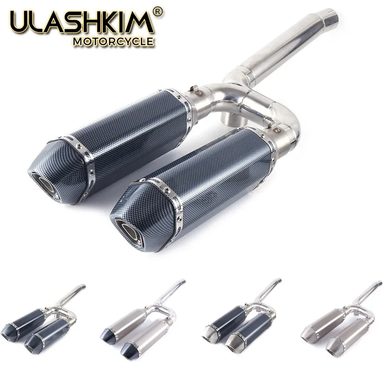 

FZ6S FZ6N S2 Fazer600 Motorcycle Exhaust Full System Slip On Pipe For Yamaha FZ-6N FZ-6S FZ6 Fazer 600 Exhaust 2004 - 2010 Years