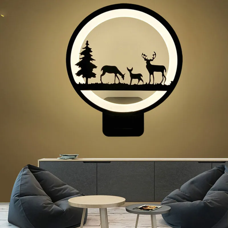 Настенный светильник светодиодный настенный s акриловый креативный для спальни