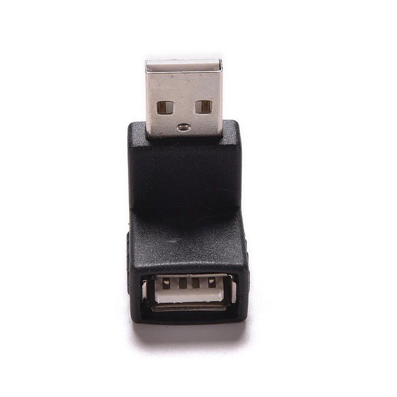 Адаптер под прямым углом USB 2 0 шт. 90 градусов Мужская Женская лампа для ноутбука