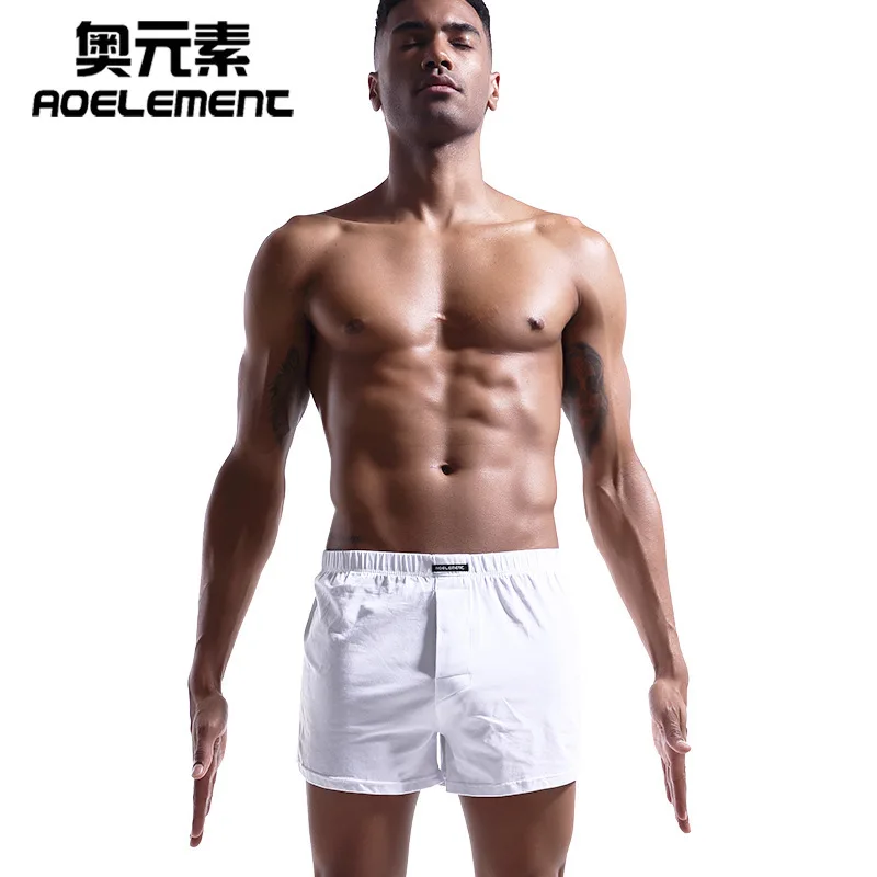 Мужские хлопковые трусы боксеры удобные дышащие шорты больших размеров для