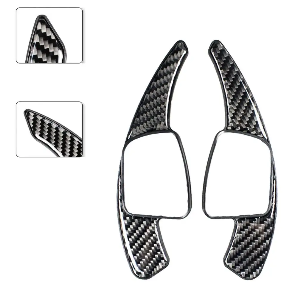 

Steering Wheel Shift Paddle Black Gear Shifter Extension Shifter Transfer Extension Interior Trim Cover for Audi TT Q7 R8 A6 S4