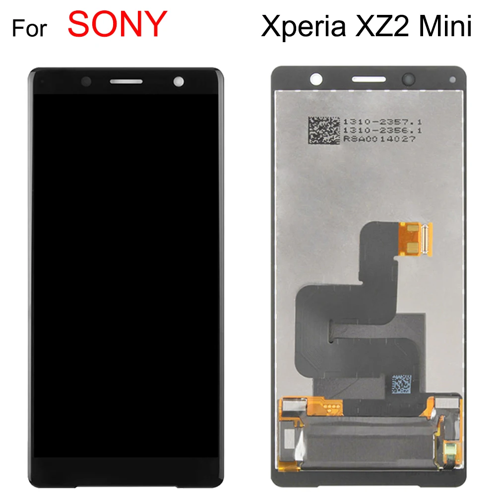 ЖК-дисплей 5,0 дюйма IPS для Sony Xperia XZ2 Mini, ЖК-дисплей с сенсорным экраном, дигитайзер в сборе, сменный ЖК-дисплей для Sony XZ2, Компактный ЖК-дисплей
