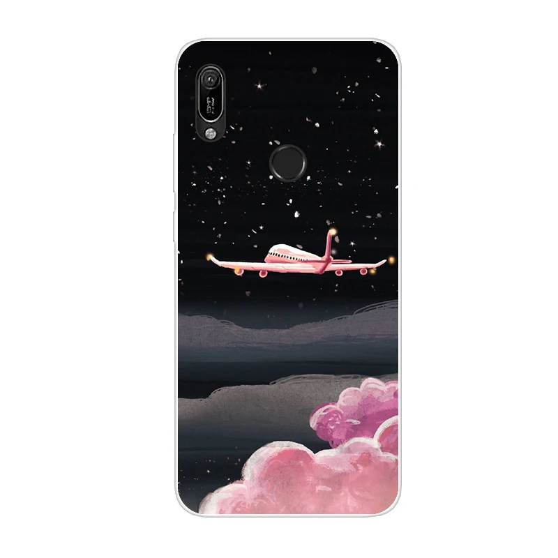 Флуоресцентный желтый A 6,09 ''для huawei Y6 Мягкий силиконовый чехол TPU чехол для телефона Coque huawei Y6 чехол Y 6 6Y модное тонкое дно - Цвет: Флуоресцентный желтый