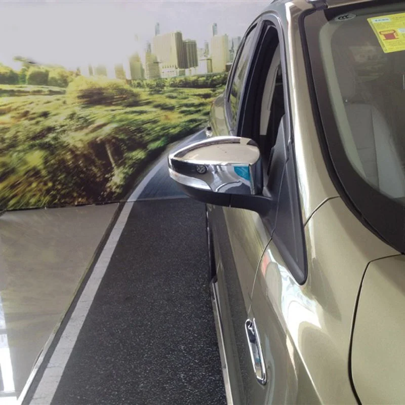 

2 шт., хромированные накладки на зеркало заднего вида для Ford Kuga Escape 2013-2017