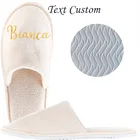 Индивидуализированные Флисовые Тапочки, свадебные белые коралловые тапочки, подарки для мальчишника, гостиницы, дома, путешествия, коралловые Флисовые Тапочки