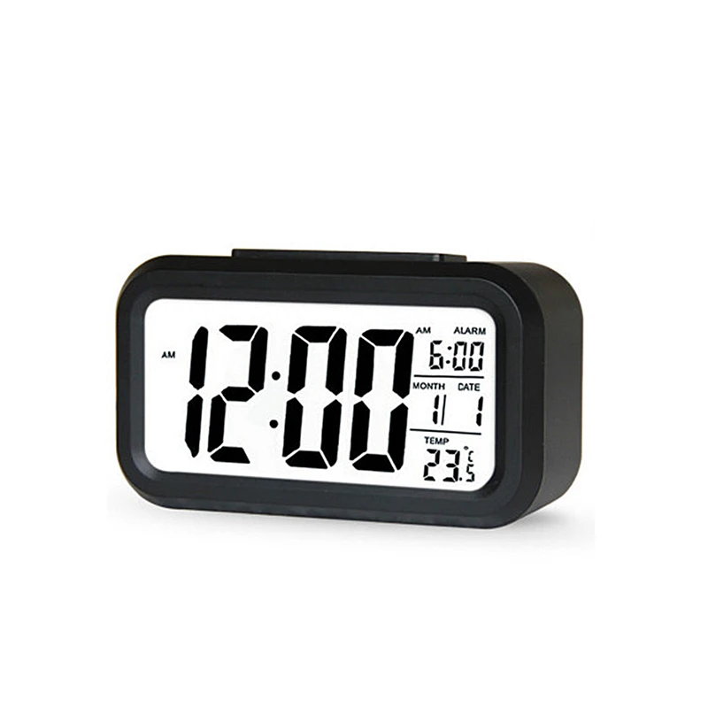 

Led Digital Alarm Clock Mute Calendar Thermometer Desktop Electronic Clock Alarm Clock Backlight Table Clocks Light-sensitive