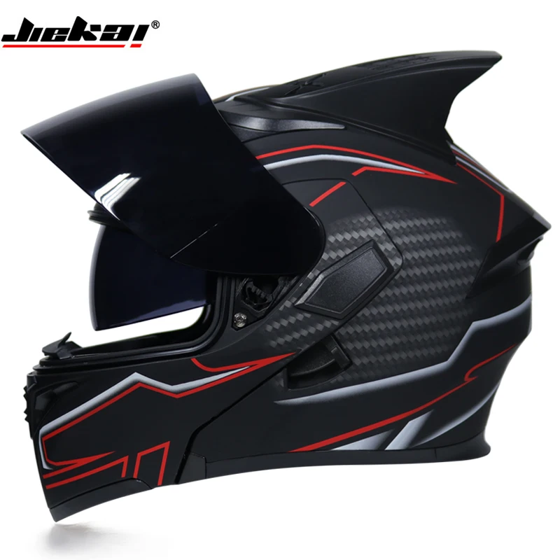 2020 Stylish Four Season Double Shield Motorcycle Helmet DOT ECE Approved Flip Up Motorbike Helmet Motorbikes