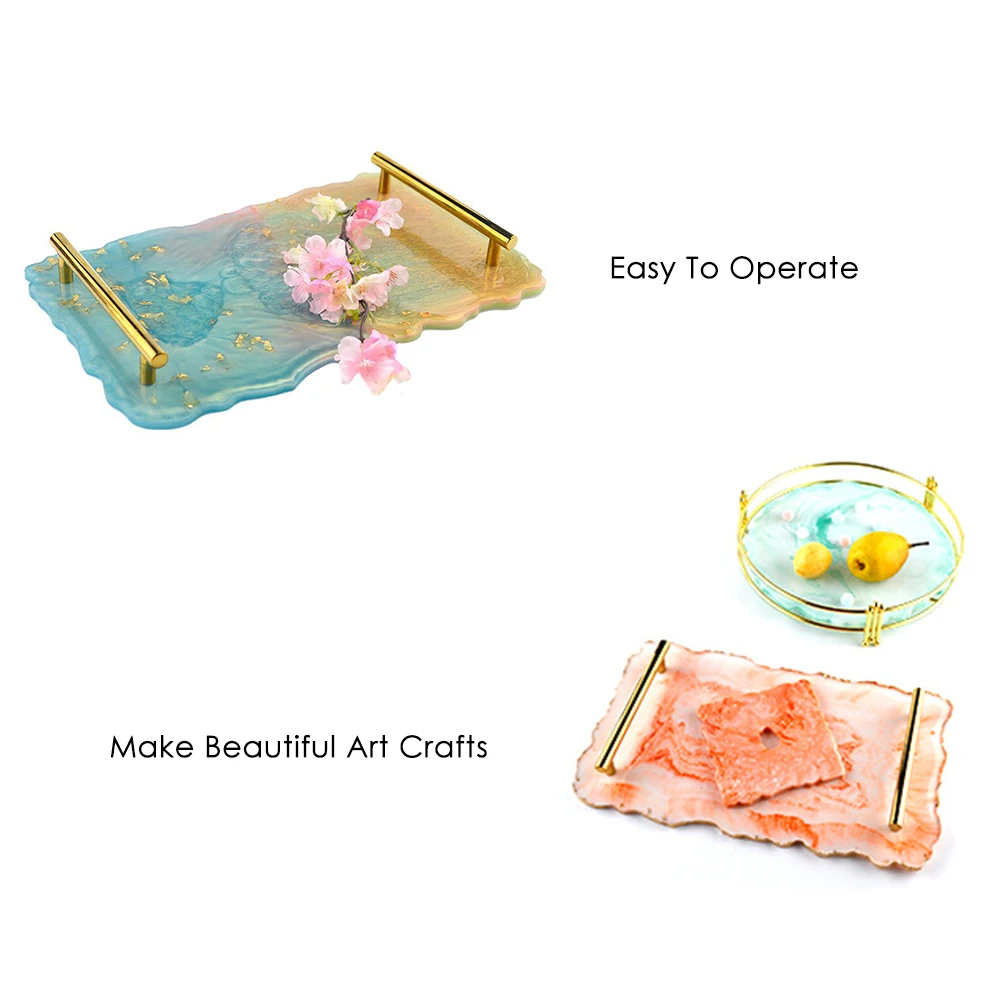 Силиконовая форма с большим лотком для творчества Необычные подставки из