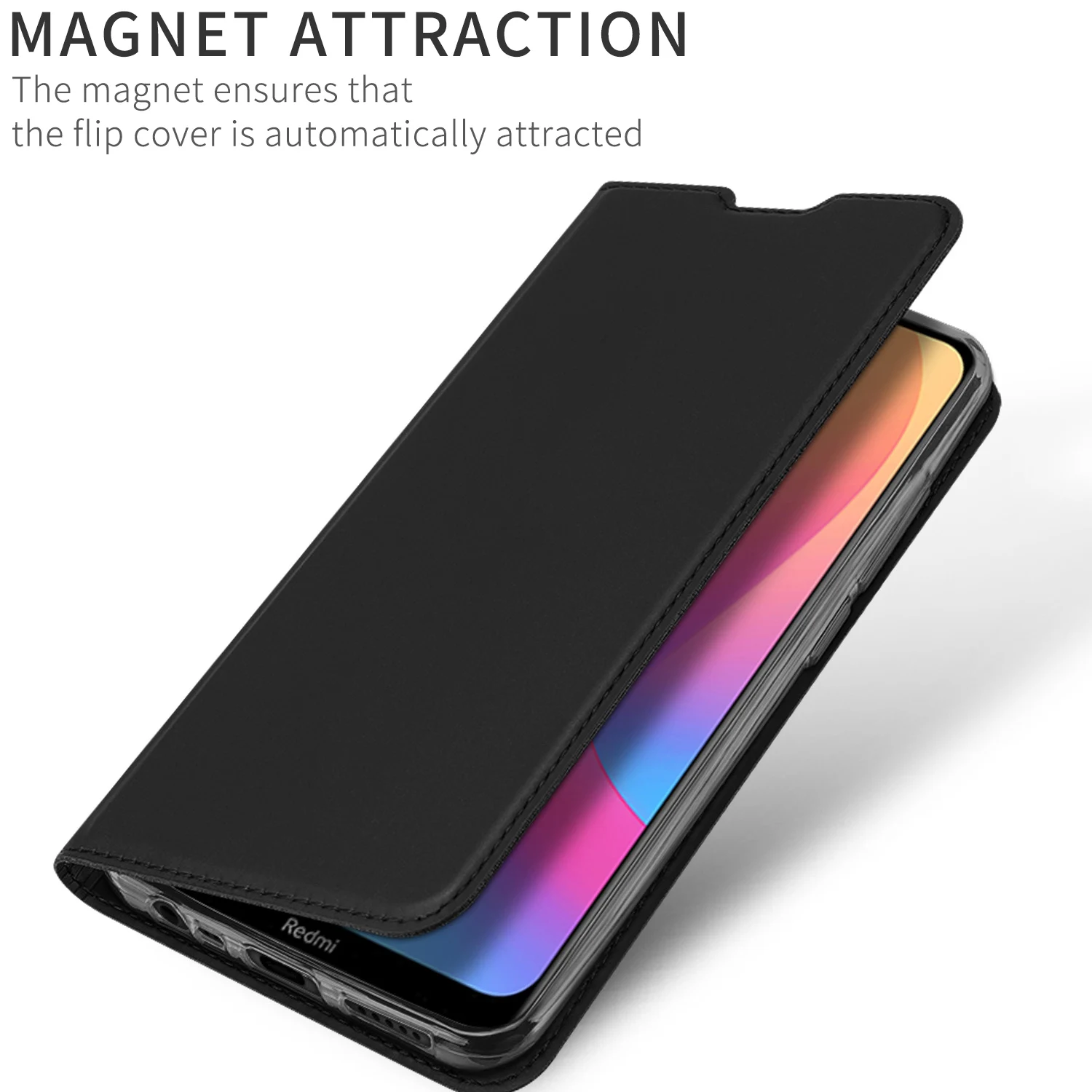 Чехол книжка для Xiaomi mi Red 8A держатель карт кошелек подставка чехол из
