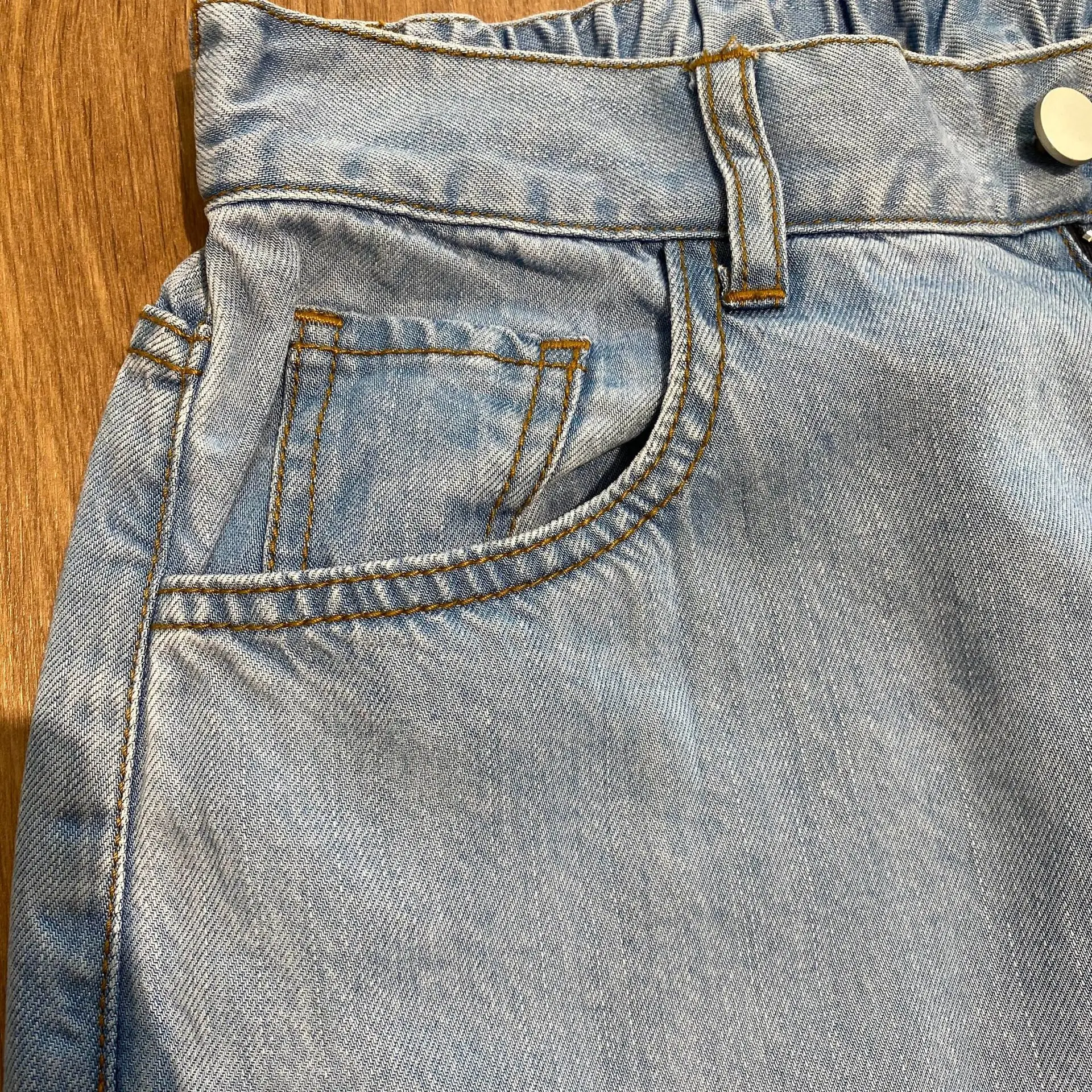 

Jeans Spring/Summer Women 2021 New Denim Trousers Fashion Casual Light Blue High Waist Denim Wide Leg Pants