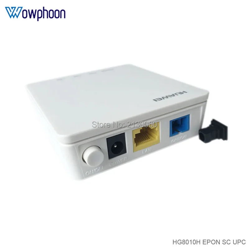 Оригинальный onu epon huawei ont hg8010H 1GE EPON ONU ONT модем с английской версией вилкой питания |