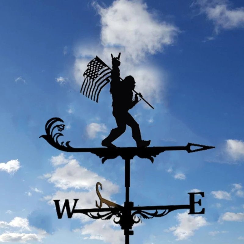 

Spray Paint Gardening Garden Decoration Sign Weather Vane Retro Farm Scene Garden Stake Weathervane Professional Tools