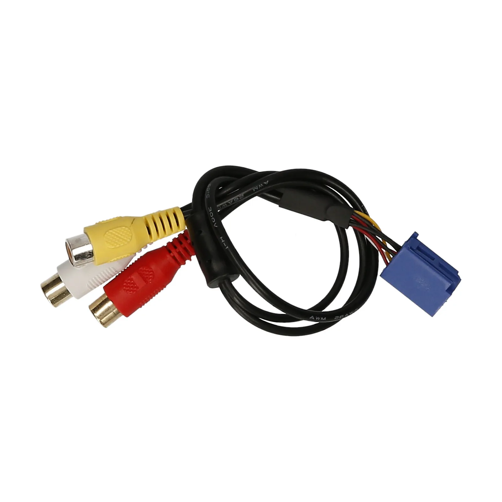 Автомобильный адаптер RCA VTR кабель 6-контактный переходник с внутренней Синий A/V