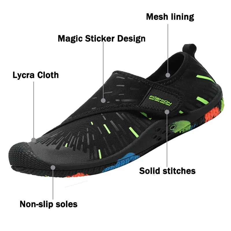 Унисекс кроссовки для плавания обувь водных видов спорта морской волны пляжные