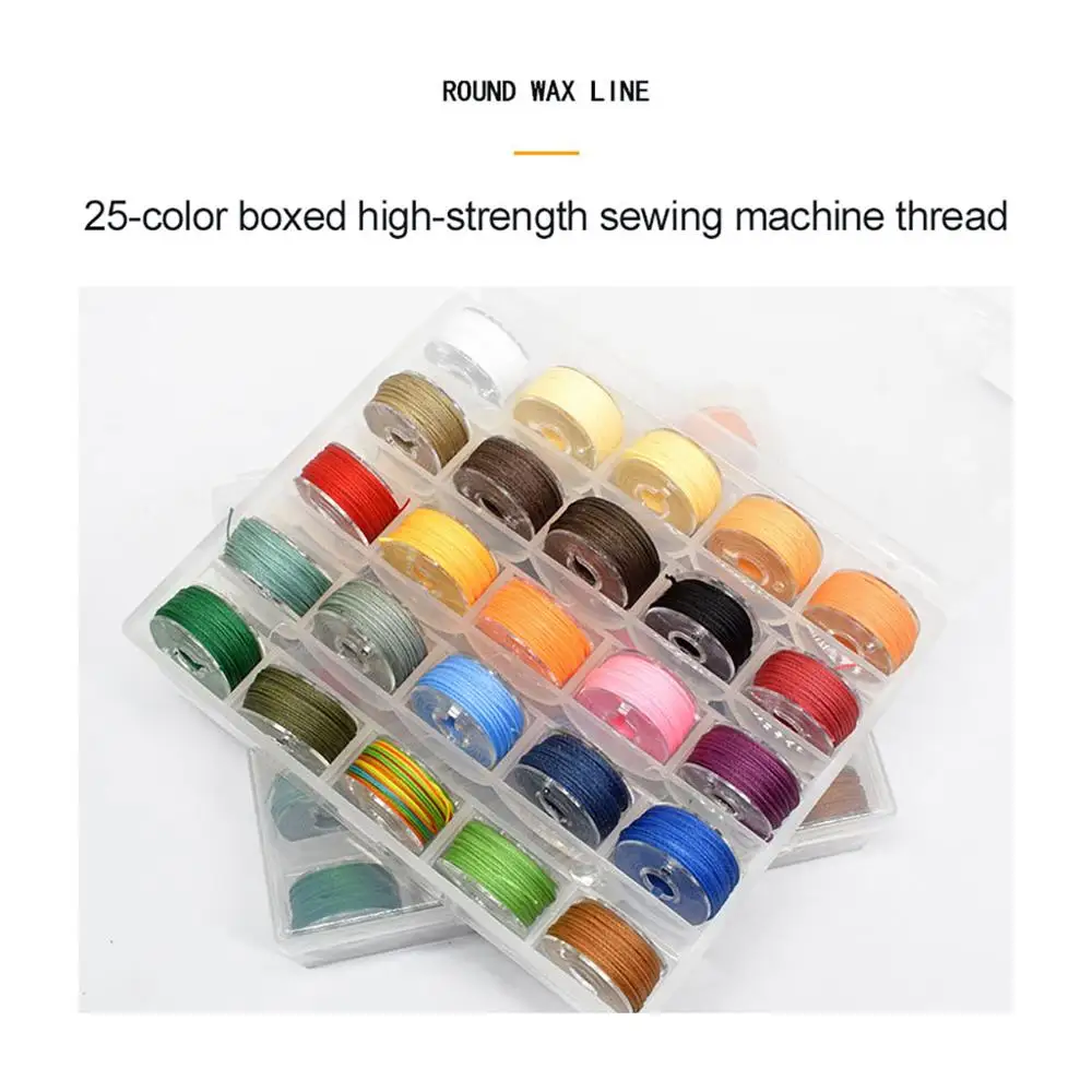 Ремесла швейная нить вощеная круглый шнур водонепроницаемая для шитья кожи