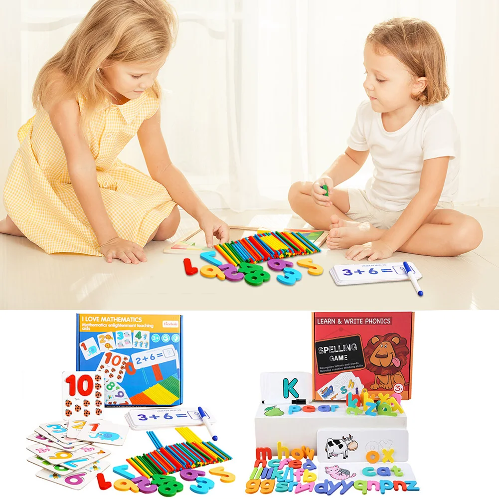 

Wooden Puzzle Toy Enlightenment Montessori Preschool Teaching Aids for Kids