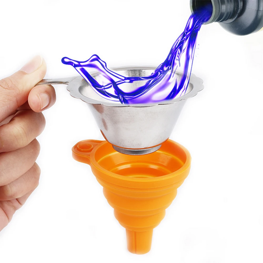 Аксессуары для 3D принтера складные силиконовые складывающиеся воронки из