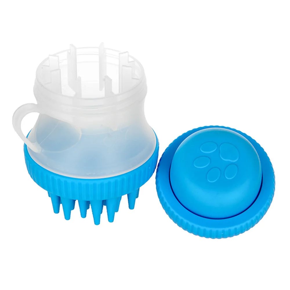 Чистительная ГРЕБЕНКА для ванной Собаки Уход За Домашними Животными силиконовый