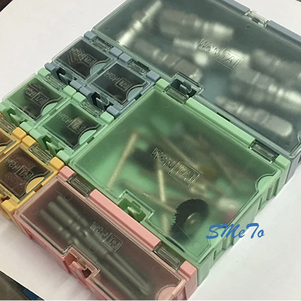 9 шт./компл. SMD SMT фотоемкость искусственная компактная коробка для хранения