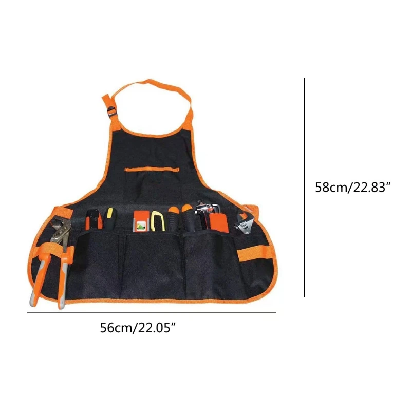 

Electrician Tools Bag Gardening Drill Tool Bag for Men and Women with Pockets Suitable for Housekeeping Gardening Repair