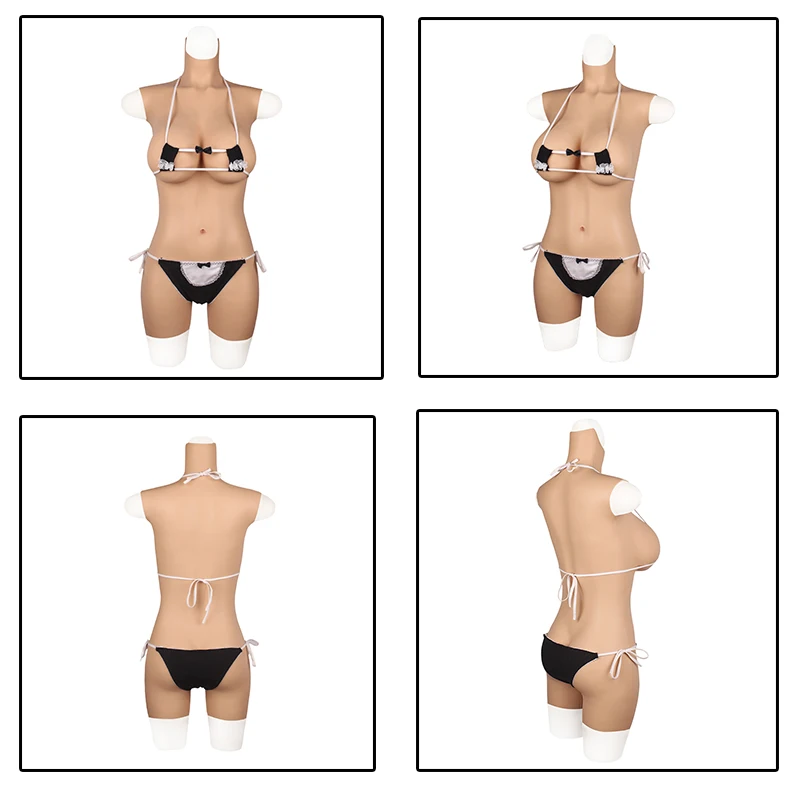 Реалистичное Силиконовое боди грудь большие накладные груди со стандартной