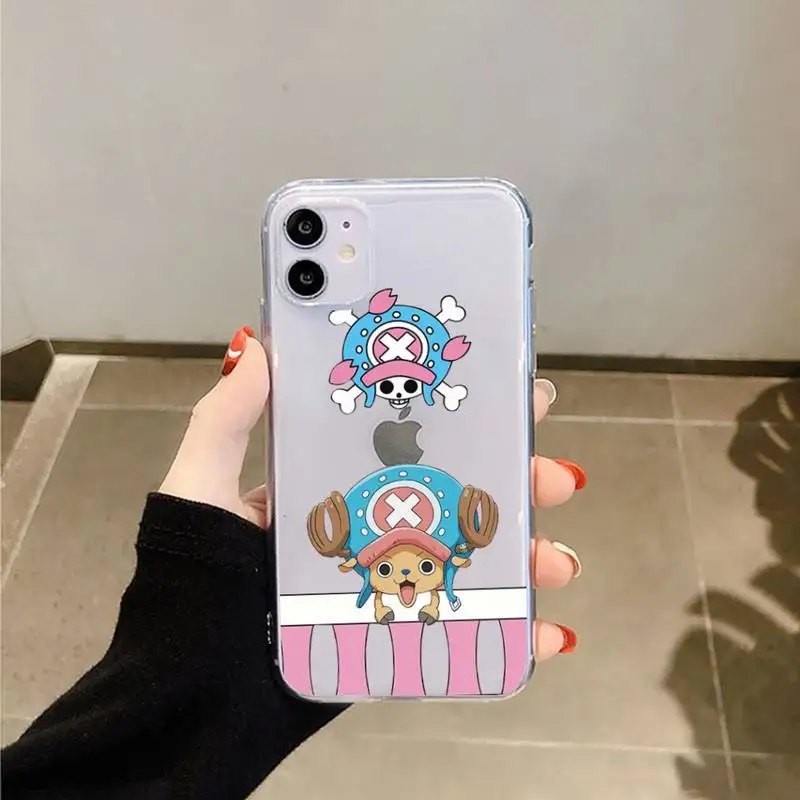 

One Piece Japan Anime Luffy Roronoa Zoro Phone Case Transparent for iPhone 11 12 mini pro XS MAX 8 7 6 6S Plus X 5S SE 2020 XR