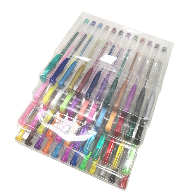Набор гелевых ручек с пастелью неоновые блестящие ручки металлик 48 цветов для
