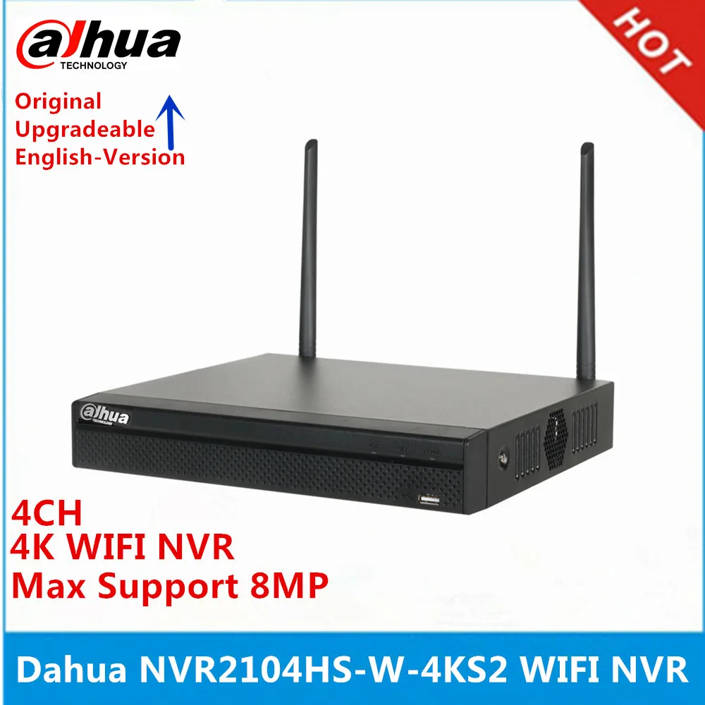 Комплект Wi-Fi Dahua: 4 канала телефон 2 шт. МП фотоаппарат камера | Безопасность и