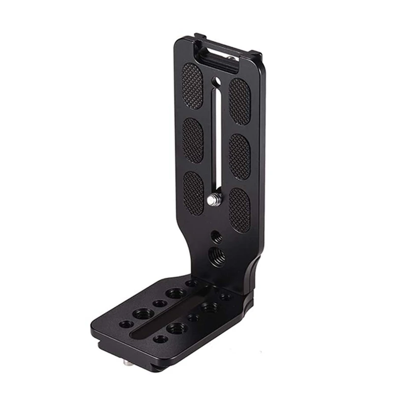 

DSLR Camera L Bracket Quick Release Plate Vertical Universal L Bracket with 1/4 Inch Screw Arca Swiss for DSLR Camera