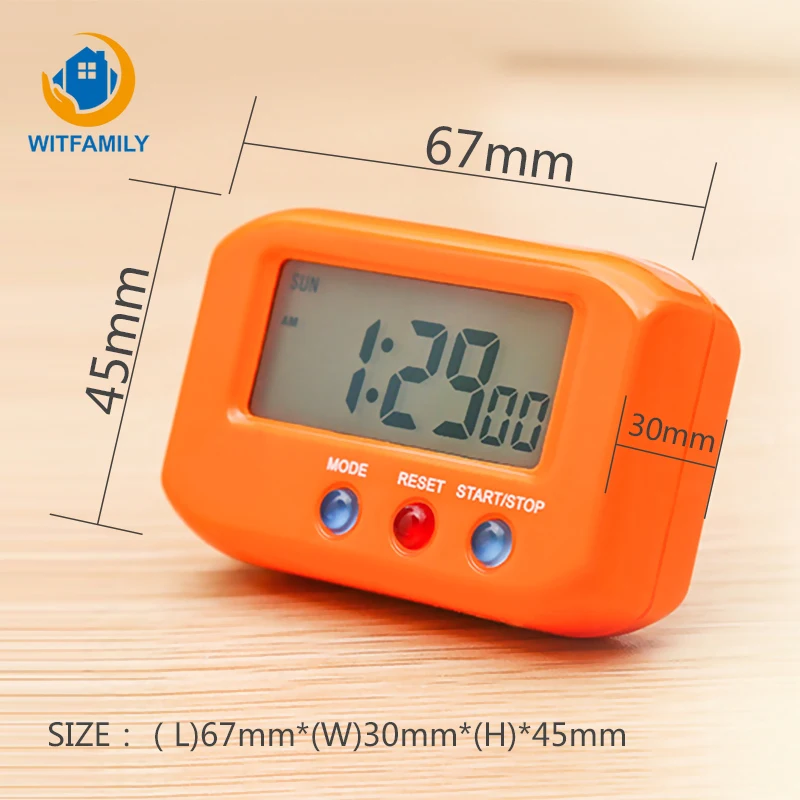 Портативный карманный размер будильник цифровые электронные простые и стильные