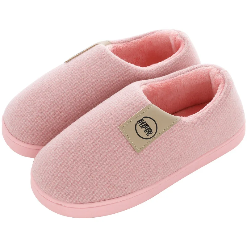 Winter Warm Shoes Woman Men Indoor Slippers Soft Plush Lovers Home Floor Slipper Anti-slip Ladies Bedroom Slides SH08212