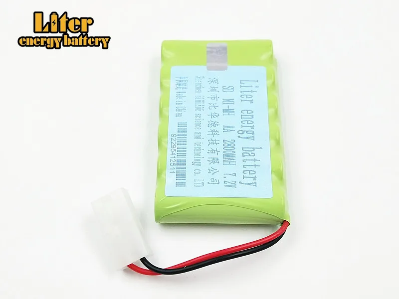 2 Упак. 2800mah 7 v аккумуляторная батарея nimh aa ni mh для дистанционного управления