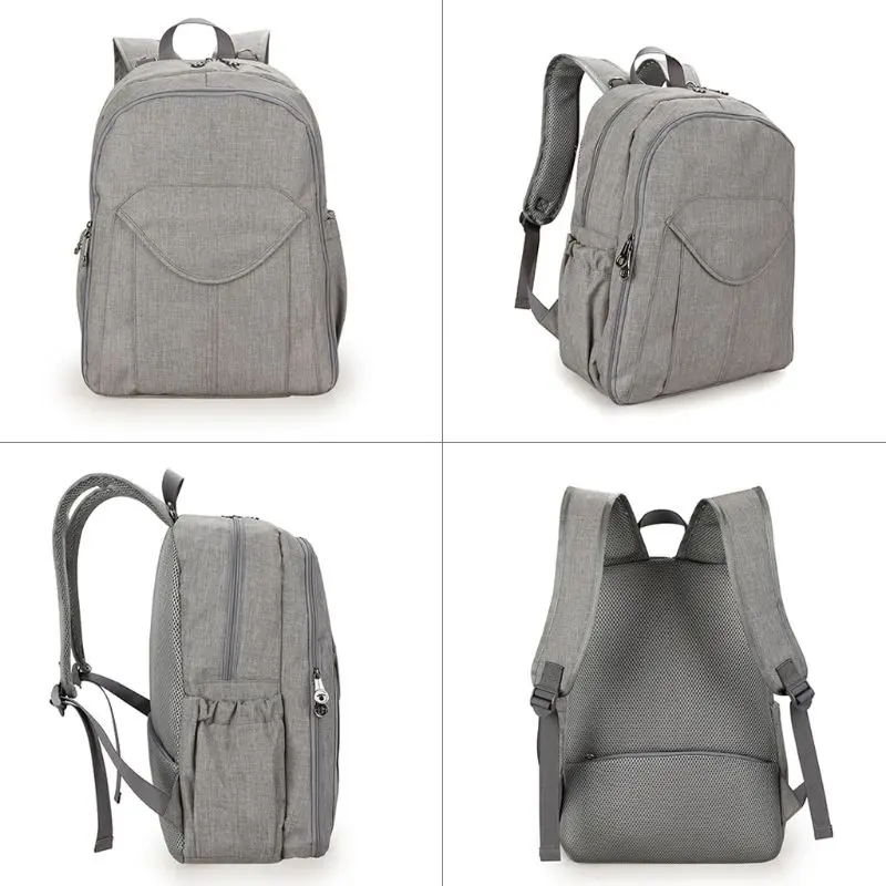 

Baby Diaper Backback Large Capacity Mummy Nappy Bag Multifunctional Casual Travel Daypack with Changing Pad Stroller Straps