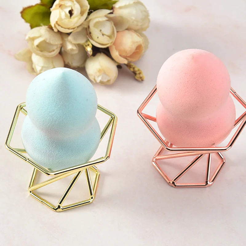 Металлический стеллаж для макияжа стойка хранения блендера подставка сушки