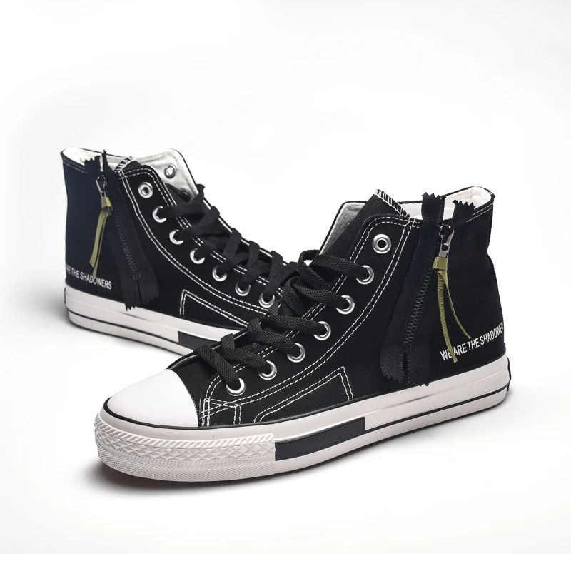 Кеды plimsolls мужские холщовые кроссовки на шнуровке обувь для скейтборда толстая