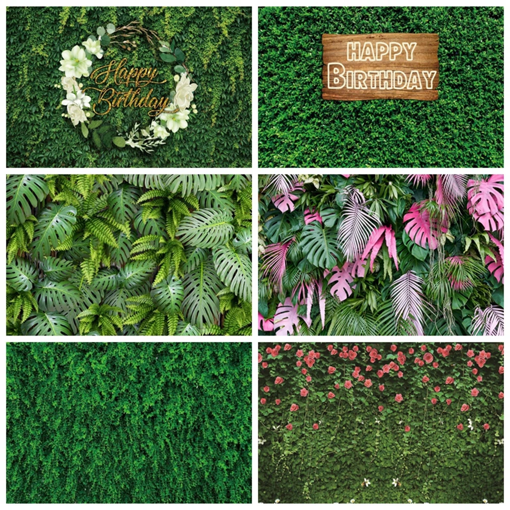 Фон для фотосъемки с зелеными листьями и тропическими | Электроника