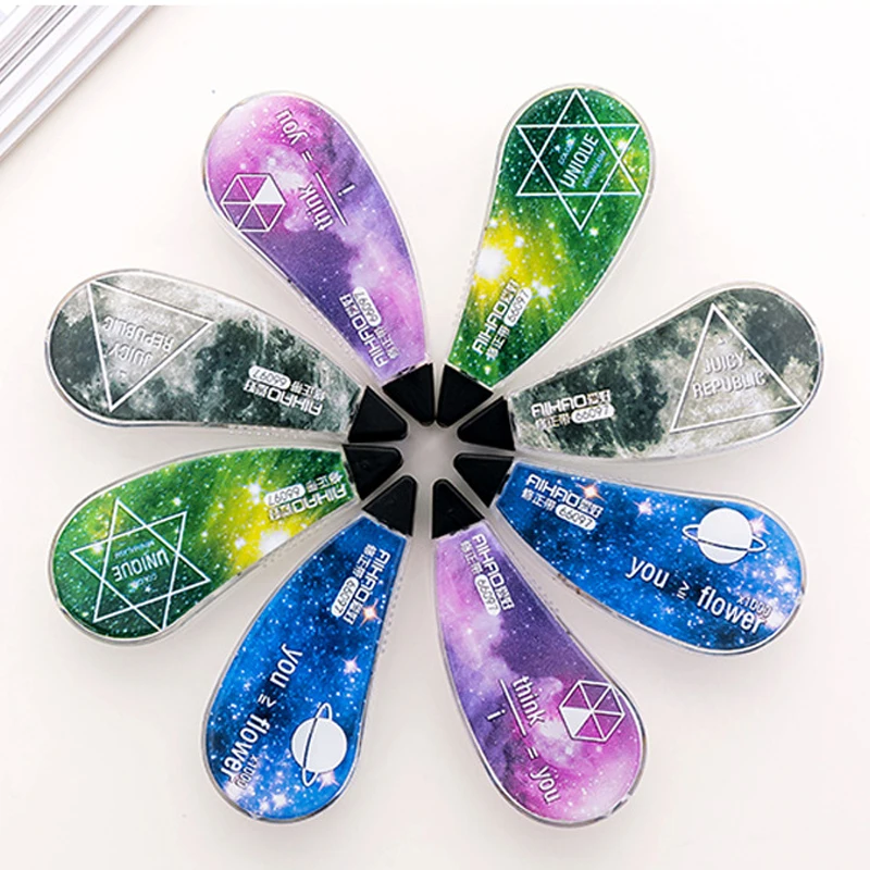 4 шт./компл. коррекция звездного неба лента милый корректор Papeleria студенческий