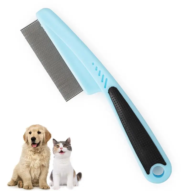 Расческа для питомцев нескользящая расческа из нержавеющей стали ухода за