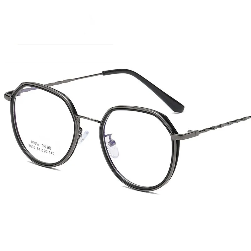 Очки компьютерные FENCHI TR90 для мужчин и женщин винтажные оптические круглые в