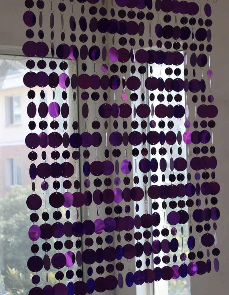 Laser Sequin Cartoon Door Curtain Birthday party Interior Decoration supplies Living room Partition ornaments | Дом и сад