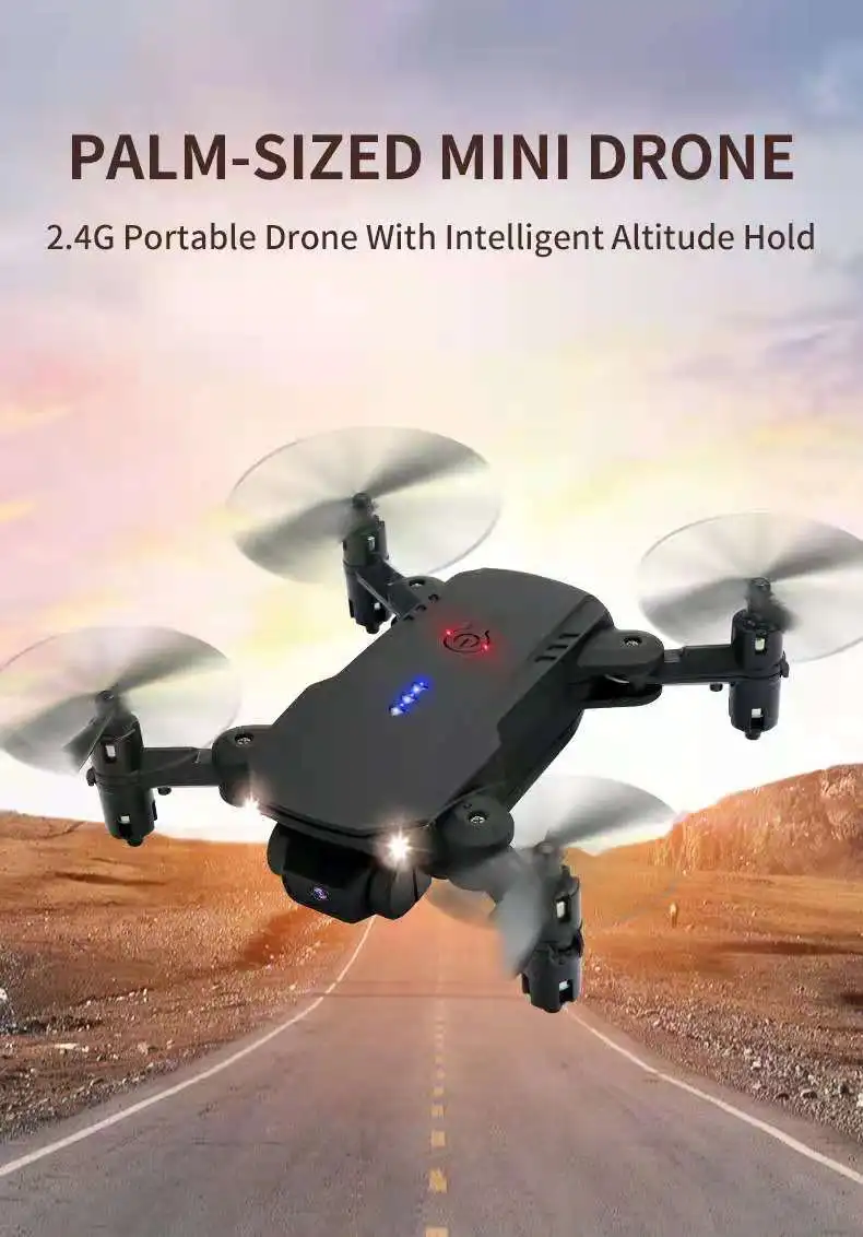 

4k HD Wide Angle Camera mini drone on the palm 2.4G portable Drone with Intelligent Altitude Hold Helicopter Toys