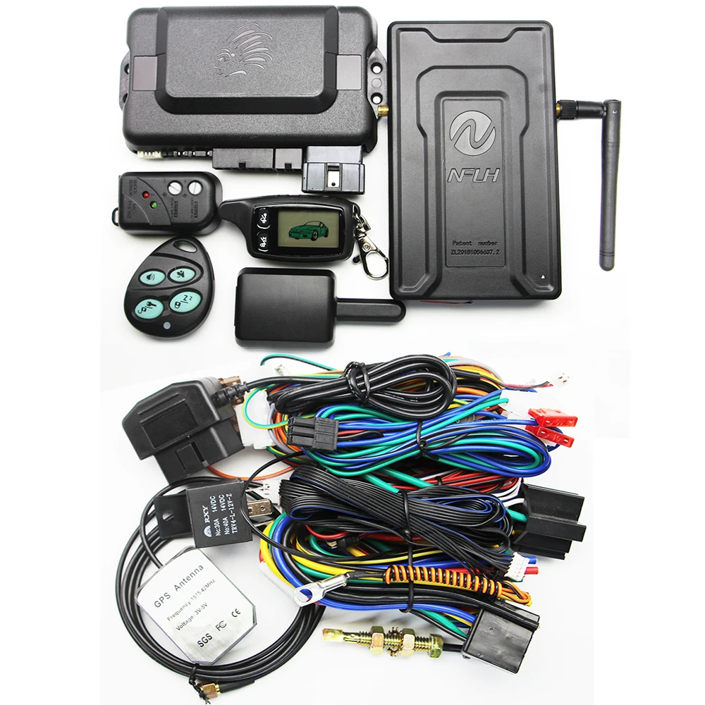 Автомобильная сигнализация TW9030 GSM двусторонняя мобильный телефон управление GPS