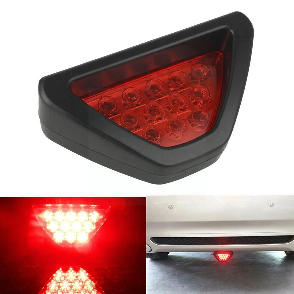 

General Sport Triangle F1 Car Brake Light 12LED Rear Car Light Light T Brake Drl Light U7M5 Fog Rear GT16 Tail Light LED Wa K7T3