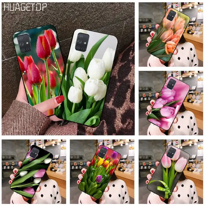HUAGETOP тюльпаны и цветами на весну мягкий чехол для мобильного телефона Samsung Galaxy A21S