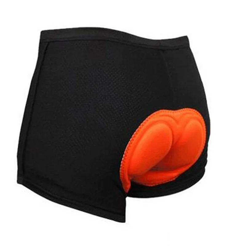 Мужские черные велосипедные брюки удобное нижнее белье губчатые гелевые 3D