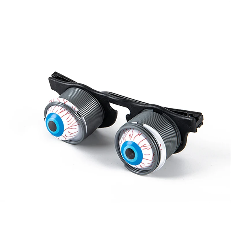 

1pc Halloween Funny Personality Scary Horror Eyeball Dropping Glasses Personality Tricky Prank Eyes Joke Gags Toy